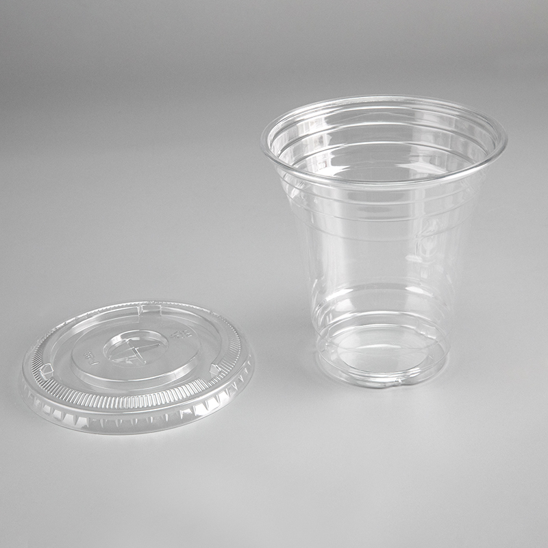 Gobelet d'aviation en PP jetable transparent de 12 oz